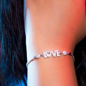 925 stamped silver bracelet